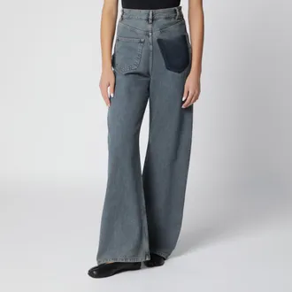 Maison Margiela Jeans a gamba larga grigi