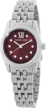 Michael Kors Mini Lexington Quartz Red Dial Ladies Watch MK4968