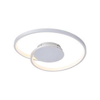Lucande L&aacute;mpara De Techo Led enesa En Gris Metal - Lucande