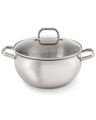 Berghoff Berghoff Belly Shape Stainless Steel 5.5Qt Stock Pot With Lid