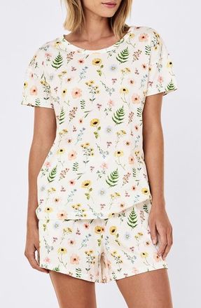 Papinelle Sleepwear Elodie Organic Cotton Pajamas in White at Nordstrom, Size X-Small