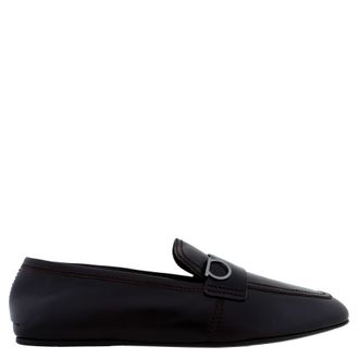 Ferragamo Gancini Ornament Loafers, Size 9