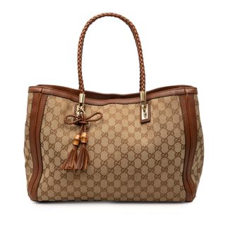 Gucci Tweedehands Medium GG Canvas Bella Tote