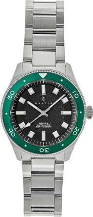 Nautis Holiss Automatic Bracelet Watch in Green at Nordstrom