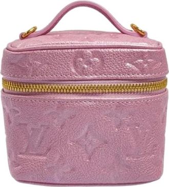 Louis Vuitton Pre-owned Mini Pouch - Dames - Vintage Mini Tas - Paars - ONE Size - Leer - Vintage