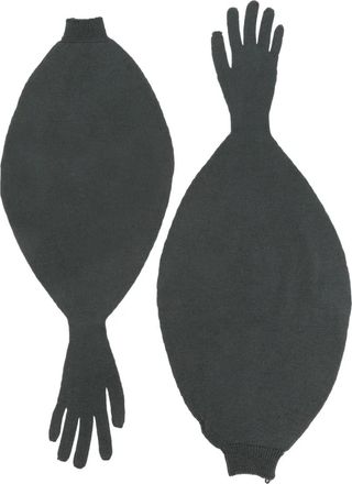 Paloma Wool Flake gebreide handschoenen in pofstijl - Groen