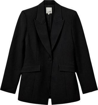 Sofie Schnoor Sonnasw Boxy Blazer - Dames - Blazers - Zwart - XL - Wol - Jassen