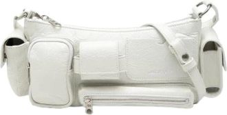 Balenciaga Pre-owned Cross Body Bags, female, White, Size: ONE SIZE Pre-owned Vintage Satchel