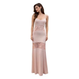 Aniye By Maxi Dresses, female, Pink, Size: M abiti Poliestere
