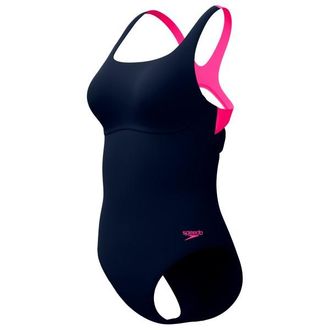 Speedo Solid Flex Band One Piece Badeanzug f&uuml;r Damen | blau