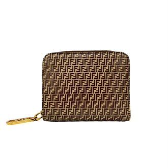 Fendi Brown Leather Wallet (Bi-Fold) (Pre-Owned)