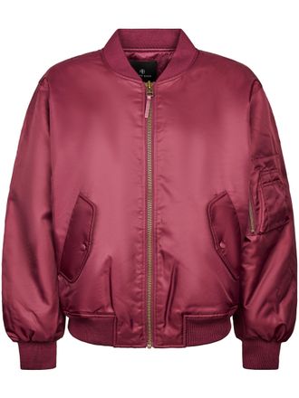 Anine Bing Leon Dual Zipper Bomber Jacket