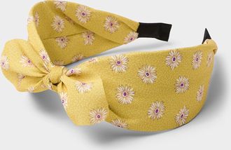 Simons Womens Mini-flower bow wide headband