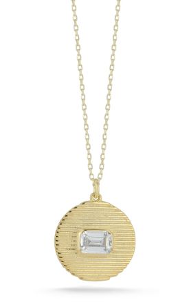 Glaze Jewelry Sterling Silver Vintage Circle Necklace