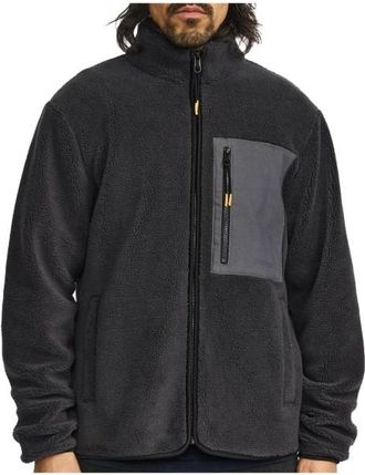 Revolution Pocket Teddy Jacket Fleecejacke f&uuml;r Herren | schwarz