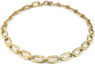 UNOde50 18K Gold-Plated Link Necklace at Nordstrom