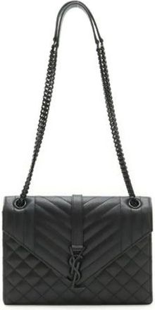 Saint Laurent Pre-owned Shoulder Bags, female, Black, Size: ONE SIZE Pre-owned Vintage Shoulder Bag
