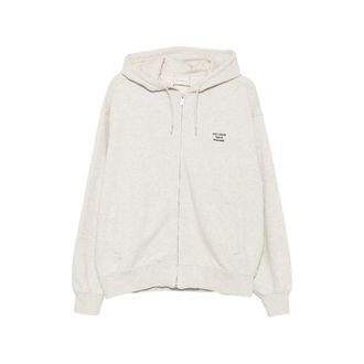 Dr&ocirc;le de Monsieur Logo-detail Zip-fastening Hoodie