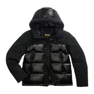 Blauer Piumino Brook in Nylon e Neoprene - - Jackets - Uomo - Nero - 2XL