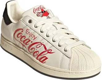 adidas x Coca-Cola Superstar II Sneaker in Core White/core Black/cream at Nordstrom, Size 12.5