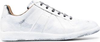 Maison Margiela Artistic White Sneakers With Textured Surface
