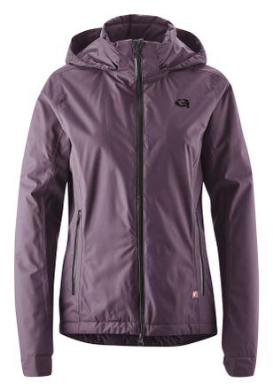 Gonso Fahrradjacke GONSO Save Jacket Therm W, Damen, Gr. 38, aubergine, 100% Polyester, Jacken Fahrradjacke, Damen Regenjacke wind- und wasserdicht, Radjack