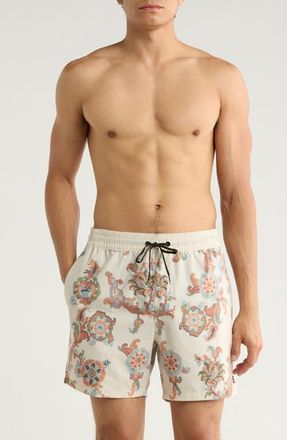 Billabong Good Times Layback Swim Trunks in Oatmeal at Nordstrom, Size Xx-Large