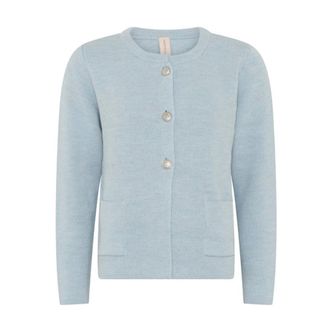 Skovhuus Dames, Truien, Blauw, Maat: S Wol