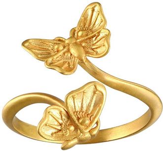 Satya Jewelry Freedom to Soar Adjustable Butterfly Ring