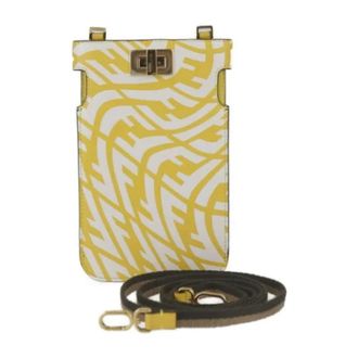 Fendi Pre-owned Leather fendi-bags - Dames - Pre-owned - Geel - Maat: ONE Size Leer