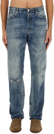 Department Five Klassieke Straight Denim Jeans - Heren - Regular Fit Jeans - Blauw - W33 - Denim - Jeans