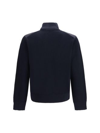 Moncler Wool-Blend Hybrid Down Jacket - Navy