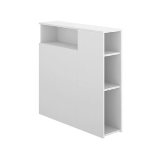 Dmora Cabecero De Cama Fogarolo, Atr&aacute;s, Cabecero De Dormitorio, Reposacabezas, 23x99 H96 Cm, Blanco - Dmora