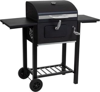 Wanderlust Deco Barbacoa Carro De Metal Negro 98x48x96h Cm