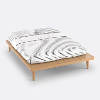 La Redoute Interieurs Platform bed in massief dennenhout + beddenbodem, Jimi