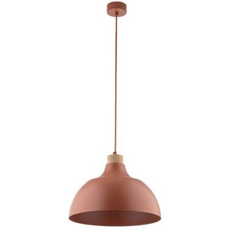 Luminosa Light Designs TK Cap L&aacute;mpara de techo colgante tipo c&uacute;pula de ladrillo, 1 l&aacute;mpara E27