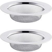 OEM Juego De 2 Coladores De Acero Inoxidable Para Fregadero, 7,5 Cm (2,95 Pulgadas), Utilizables Como Filtro De Ducha, Para Ba&ntilde;era O Fregadero De Cocina. 