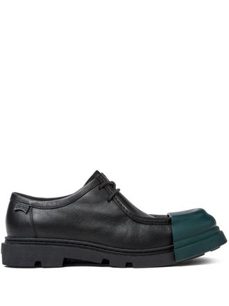 Camper Mocassini Junction con punta a contrasto - Nero