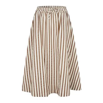 Lollys Laundry Dames, Rokken, Bruin, Maat: XL Katoen