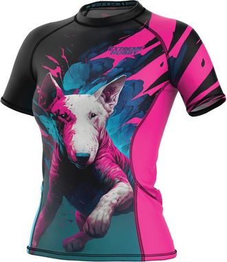OEM Camiseta De Manga Corta Xl Para Mujer Con Estampado De Bull Terrier, Color Negro