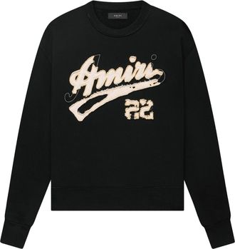 Amiri logo-embellished sweatshirt - men - Cotton - XXXL - Black