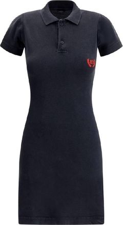 Balenciaga Polo-Style Mini Cotton Dress, Size X-Small