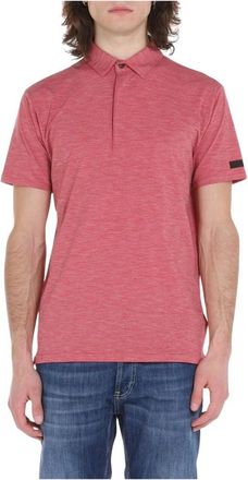 Roberto Ricci Design Technische Stoffen Polo Shirt - Heren - Polos - Rood - M - Tops