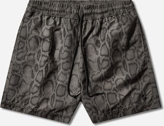 Carhartt Work in Progress Men s Slater Swim Trunks Snake Camo / Leaf