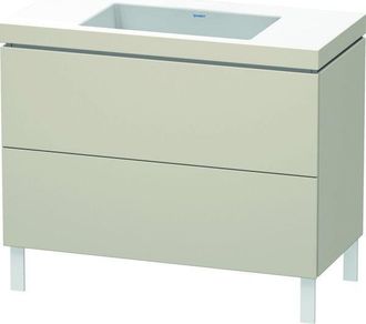 Duravit Duravit - Lavabo Para Muebles L-cube C-bonded Con Base Sobre El
