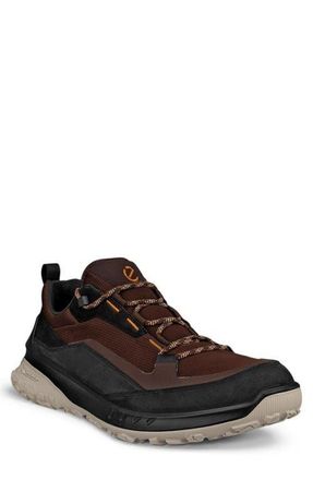 Ecco Ult-Trn Low Waterproof Hiking Shoe in Black/Mocha at Nordstrom, Size 8-8.5Us