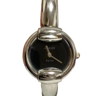 Gucci Pre-owned 1400L Quartz - Dames - Pre-owned - Grijs - Maat: ONE Size