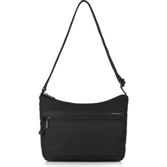 Hedgren Harpers RFID Water Repellent Shoulder Bag in Black at Nordstrom
