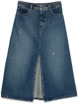 A.P.C. Georgia midi-rok - Blauw