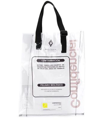 Marcelo Burlon Shopper - Beige